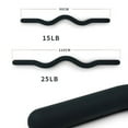 thumbnail image 2 of koolsoo 15lb Weight Bar Accessory Metal Exercise for Curl Lats Row Black, 2 of 9
