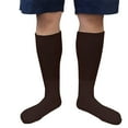 thumbnail image 5 of 3/6 Pairs Men Women Physicians Approved Diabetic Crew Socks Cotton Loose Fitting Non Binding Top Comfortable Wear 9-11 Brown 3-Pack, 5 of 6