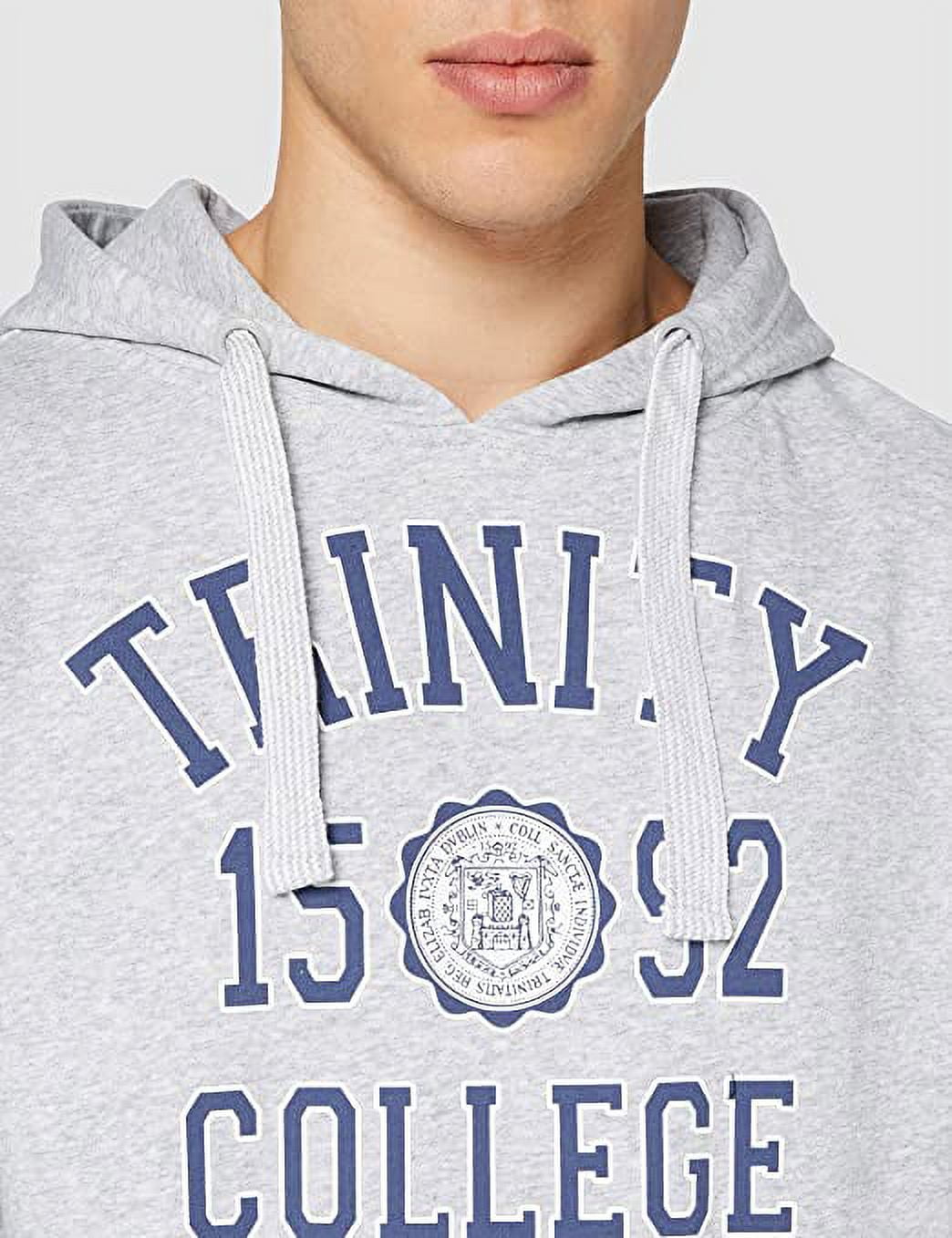 Trinity College Grey Marl/Navy Trinity 1592 Hoody Dublin Ireland 1592 Hooded Sweatshirt