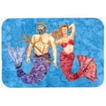 thumbnail image 1 of Carolines Treasures 8801LCB 15 X 12 In. Mermaid and Merman Glass Cutting Board Large Size, 1 of 2