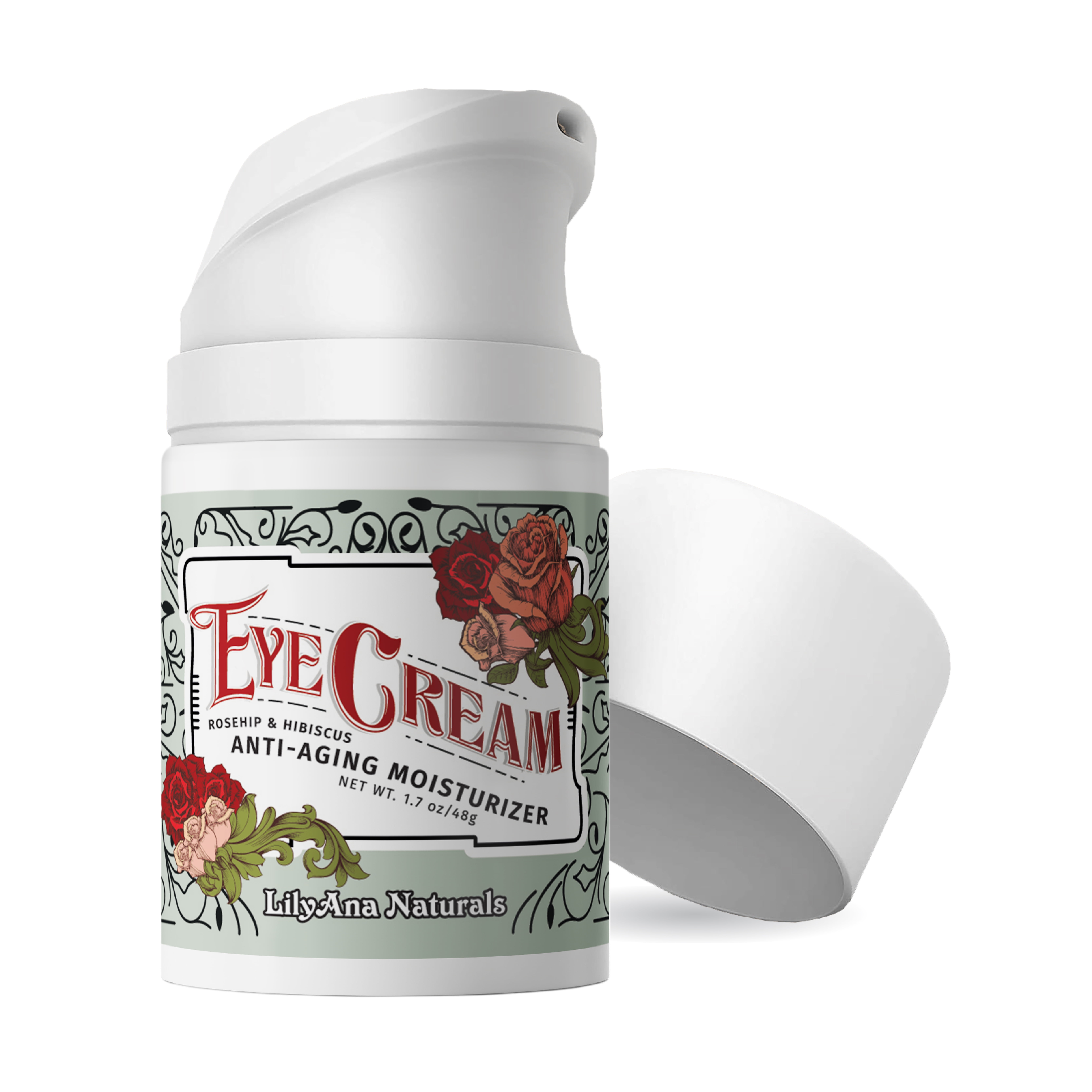 LilyAna Naturals Eye Cream for Dark Circles and Puffiness, Anti Aging