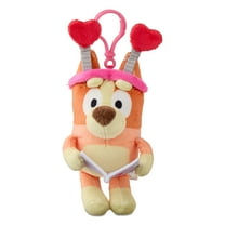 Bingo Valentine's Day Mini Plush with Backpack Clip