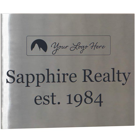 Plaquemaker Custom Laser Engraved Stainless Steel Sign (10" x 12")