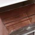 thumbnail image 5 of vidaXL Shoe Cabinet Hidden Shoe Storage Organizer with Flip Drawers Solid Wood, 5 of 16