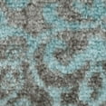 thumbnail image 3 of Maples Rugs Pelham Transitional Vintage Scroll Grey Blue Washable Hallway Runner Rug, 2' x 6', 3 of 8