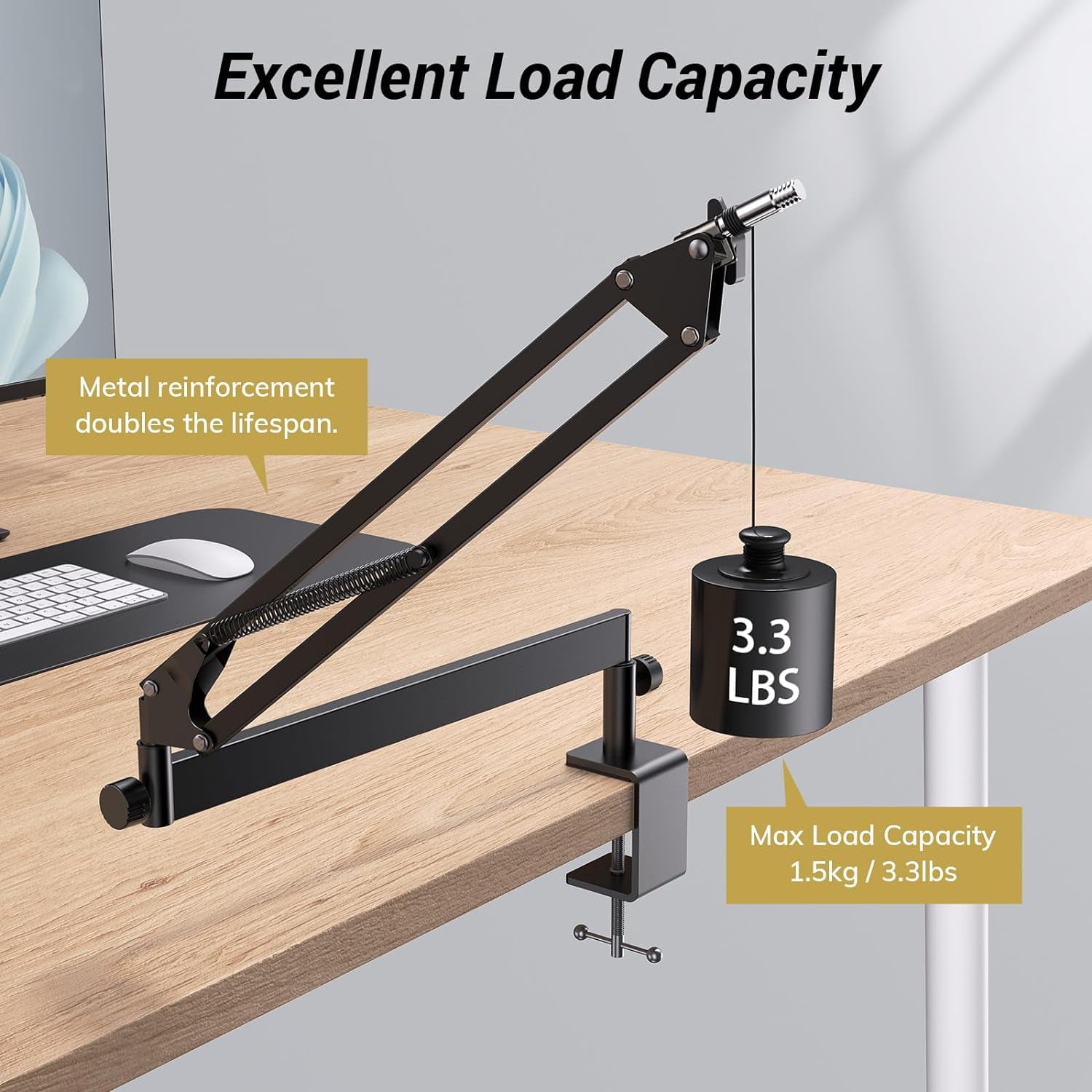TC-777 USB Microphone with T20LP Low   Arm, Cardioid Condenser PC Gaming Mic for Streaming Podcasting