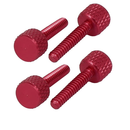 Computer PC Graphics Card Knurled Head Thumb Screws Wine Red 6#-32