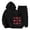 Black, variant on YunPes Girls Clothes Cute Print Hooded Sweatshirt & Jogger Sweatpants Set Casual Preppy Sweatsuit Fall Winter Outfits for Kids