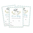 thumbnail image 1 of Inkdotpot 30 Cartes d'Invitation Style à Remplir pour Shower de Bébé Hippopotame Révélation de Genre Invitations Vierges, 1 of 7