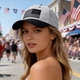 thumbnail image 2 of WAYUTE 250 Anniversary USA Hat US National Flag Embroidered Baseball Caps for Fashion Adjustable Visor Sun Hat Casual Summer, 2 of 5
