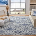 thumbnail image 2 of SAFAVIEH Aspen Celandine Geometric Wool Area Rug, Grey/Navy, 7' x 7' Square, 2 of 7