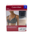 thumbnail image 5 of Calvin Klein Ladies' Wirefree Bra, 2-pack (Black/Honey, L), 5 of 12