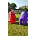 Among Us Inflatable Halloween Fantasy Costumes, Child One Size Cyan