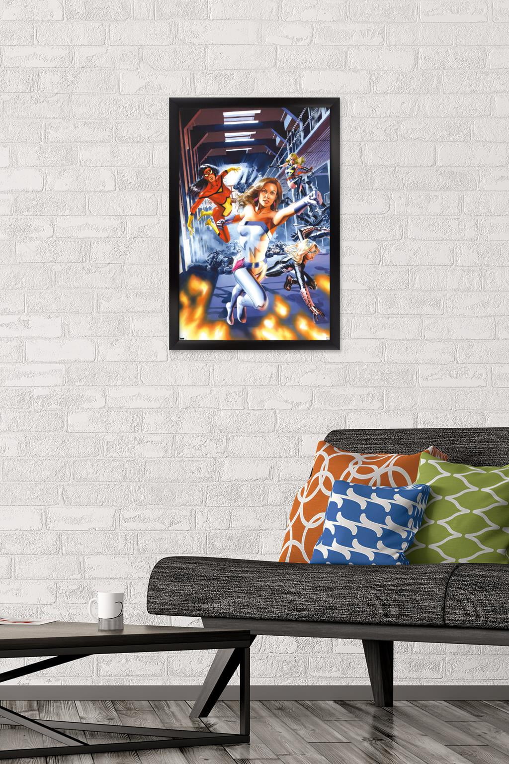 Marvel Comics - Spider Woman - New Avengers Annual #3 Wall Poster, 14.725" x 22.375", Framed