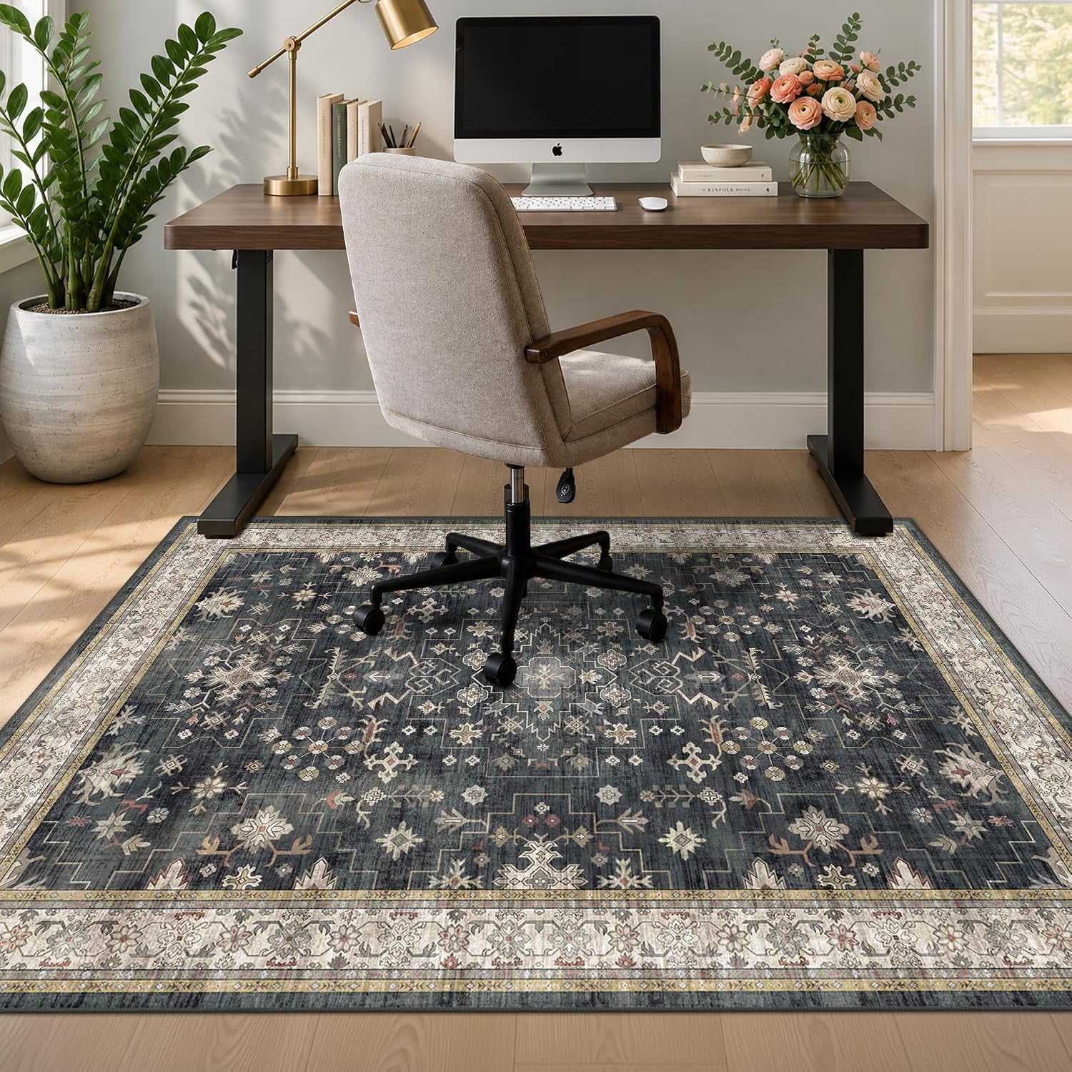 4x5 office rug for rolling product