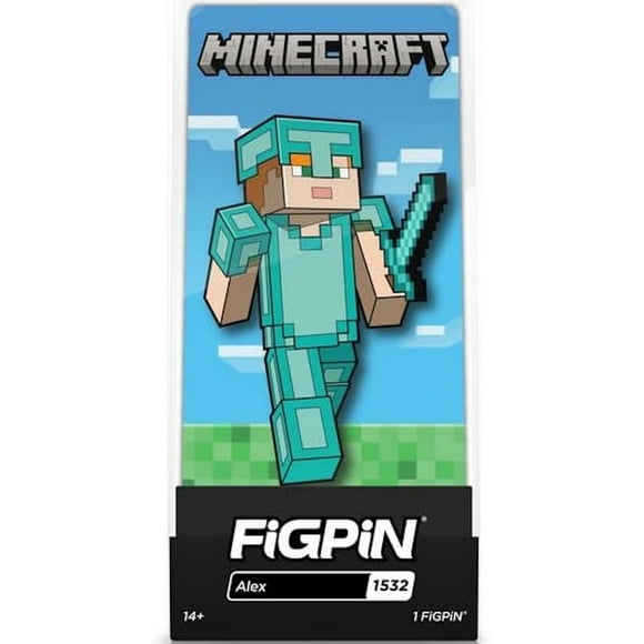 Minecraft FiGPiN: Alex #1532 - FiGPiN Official Exclusive Limited to 750 Pieces