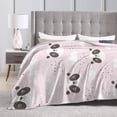 thumbnail image 4 of Kll Fleece Blanket Plush Throw Blanket Cute Panda,Soft Fuzzy Cozy Flannel Blanket For Couch Sofa Bed.(80"X60"), 4 of 9