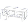thumbnail image 3 of Utopia Modern Wide Dresser 3 Drawers White Gloss Maple Cream Engineered Wood, 3 of 3