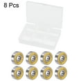 thumbnail image 5 of Unique Bargains 608-2RS Roulements à Billes ABEC-7 Jaunes pour Planche à Roulettes Patins à Roues Alignées 8 Pack, 5 of 5