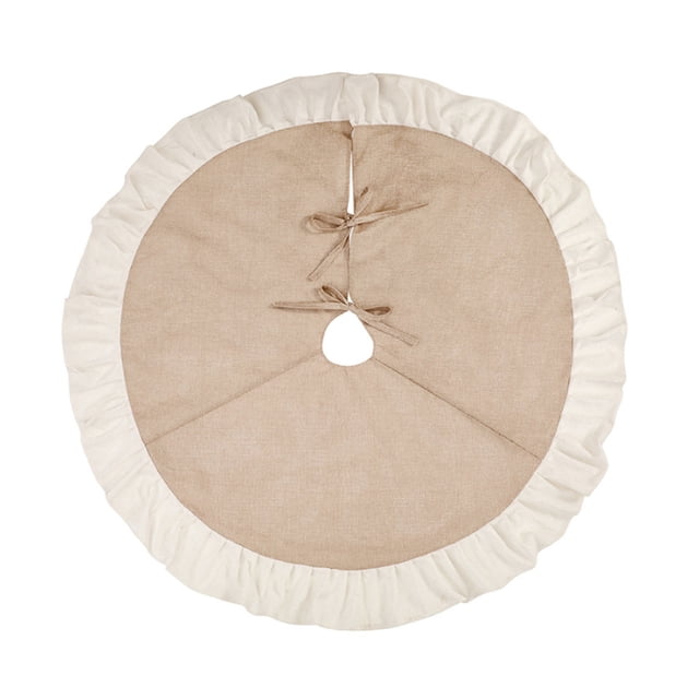 Monstrate Alfombrilla inferior de árbol de Navidad de 122cm de diámetro, accesorios atractivos antidecoloración, cubierta de Base, diseño de escena, Kits de decoración para fiestas Monstrate HA070213-00
