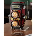 thumbnail image 6 of Retro Camera Building Blocks Sets with Lights, DIY Camera Building Toys with Twin-Lens Reflex Design, Unique Collectible for Home Decor,(719Pcs), 6 of 6