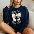 thumbnail image 4 of Coquette Easter Bow – T-Shirt, Hoodie & Sweatshirt – Easter Apparel – Spring Festivities, 4 of 6