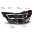 thumbnail image 4 of ANZO 11-13 Jeep Grand Cherokee LED Taillights w/ Lightbar Black Housing/Clear Lens 4pcs - 311439, 4 of 9