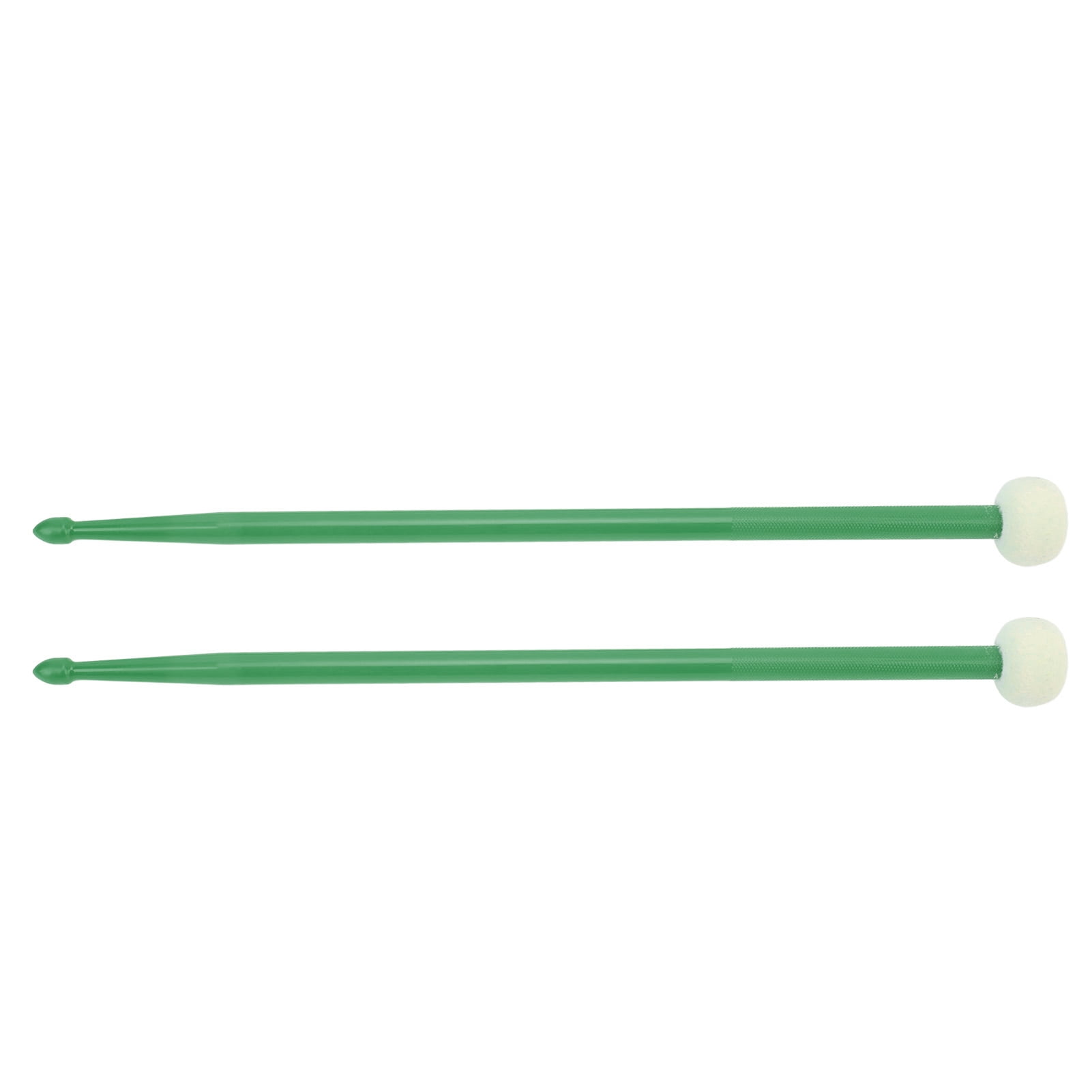 Drums Mallets Accessory, Drum Set Double Headed For Playing Green