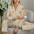 thumbnail image 6 of Uemuo Squirrel Animal Pattern Womens Pajama Sets,PJ Set for Women,Pajamas for Women Logo,Long Sleeve Pajama Set for Women,Soft Long Sleeve Top With Pants-XX-Large, 6 of 9