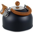 thumbnail image 1 of HLONK Whistling Kettle Ergonomic Handle 2.5L Stove Top Kettle Stainless Steel Stove Top Tea Elegant Stove Top Tea Pots Rustproof Lightweight Whistling Teapots for Gas Stove Induction Cook, 1 of 9