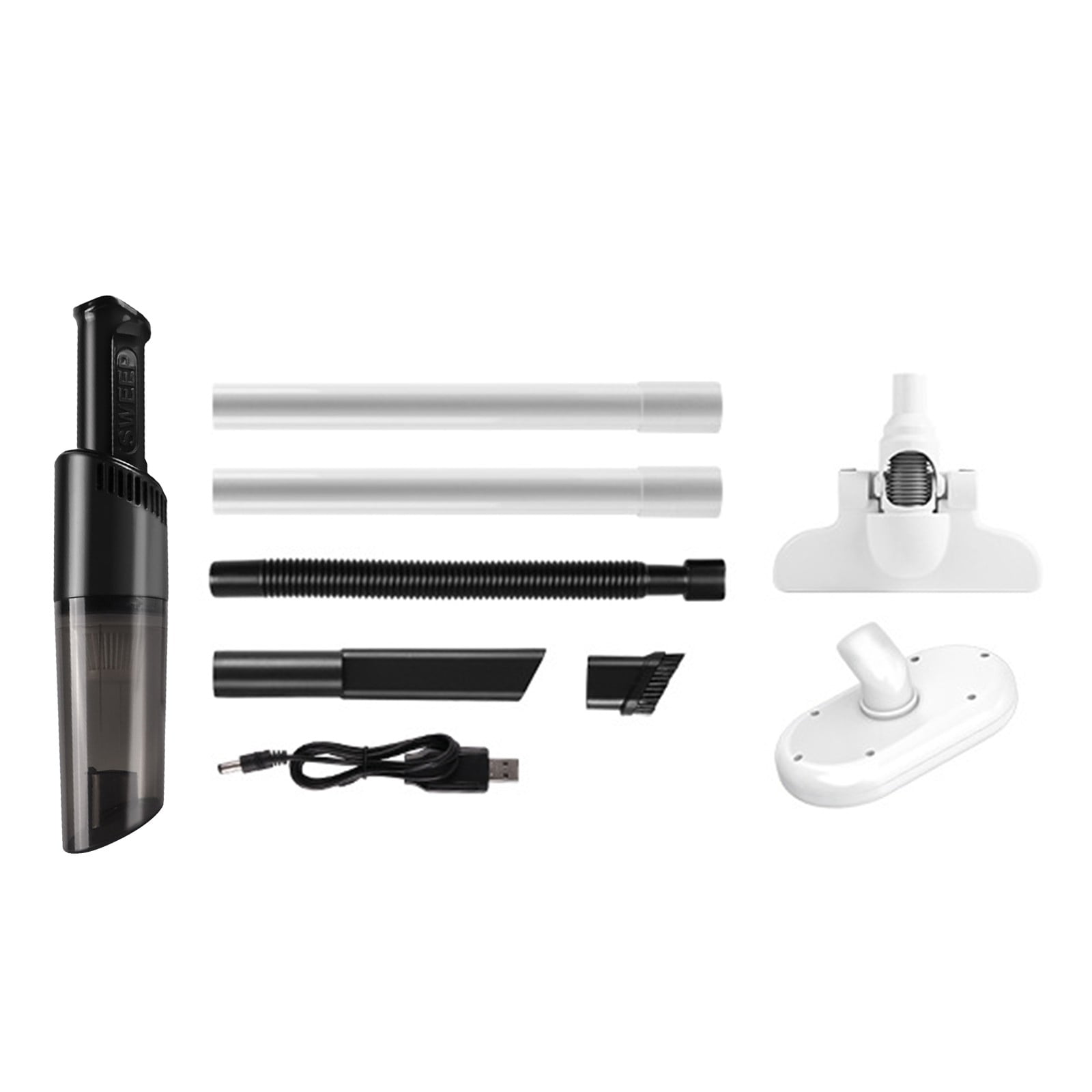 Ranliy 2-In-1 Lightweight Stick Vacuum, Handheld Cordless Vacuum Cleaner, Rechargeable Battery, Portable Handheld Vacuum for Hard Floor Carpet Pet Hair