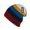 Red/navy, variant on CUGLOG K033 Rushmore Beanie, Red/Navy