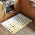 thumbnail image 2 of 2x3 Ft Entryway Area Rug, Sage Green Polka Dots Kitchen Rug Runner Washable Floor Mat, Yellow Watercolor Abstract Art Non Slip Indoor Door Mat Throw Carpet for Bathroom Living Room Bedroom, 2 of 8
