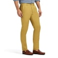 thumbnail image 2 of Pantalones Chino Americanos IZOD para Hombre, Corte Recto y frente Plano, color Caqui, 2 of 6