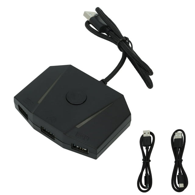 Adaptador de teclado y ratón para conectar y usar con conector de sonido de 3,5 mm para Xbox One, PS4, Switch y VX2 AimBox.