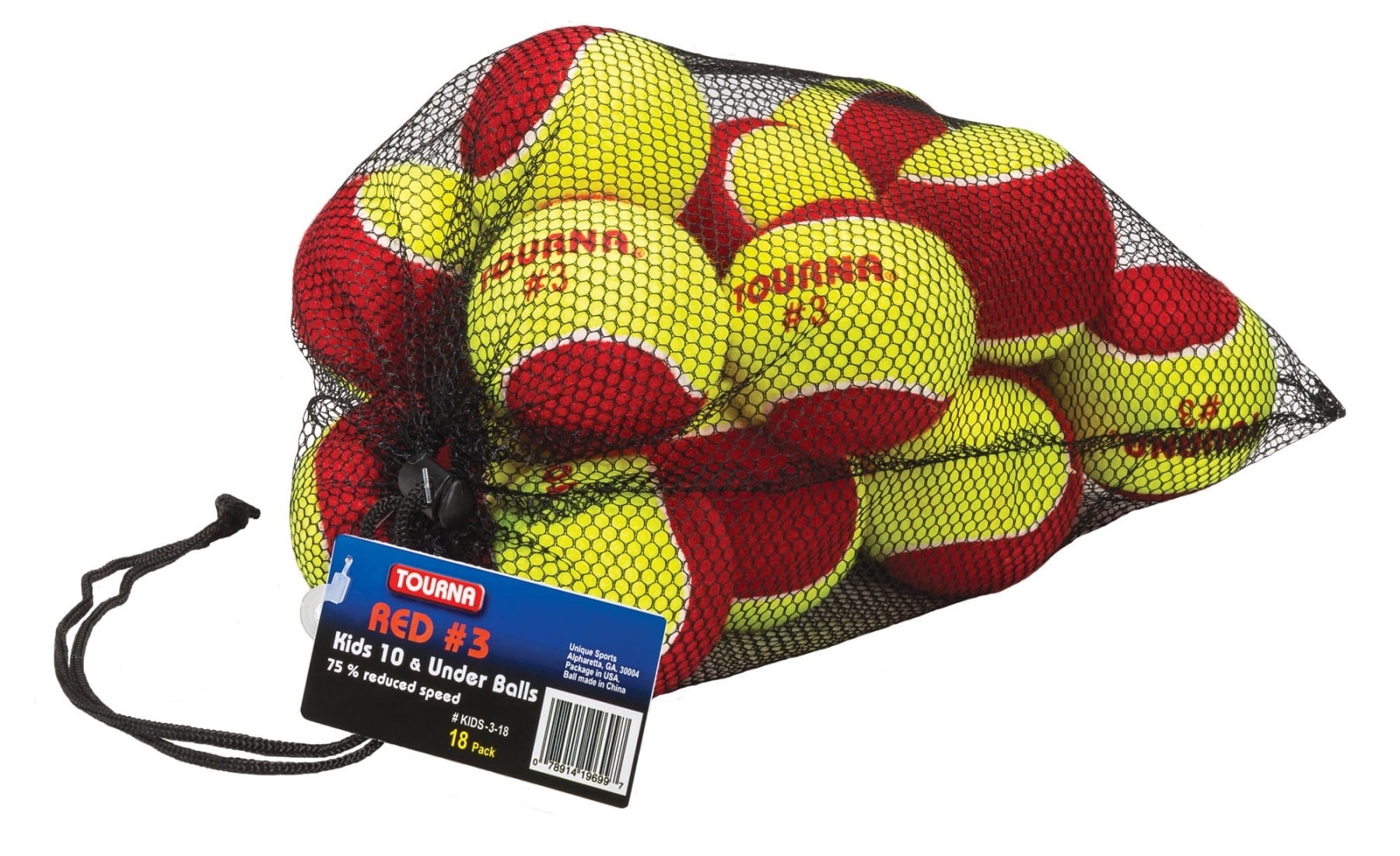 Penn, Tennis Ball Control OutDoor, QST 36 Felt 12-Ball Polybag
