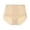 Beige, variant on Lingerie for Women Lace High Waist Panties for Plus Size Breathable Shapewear with Lift and Comfort Mint Green M