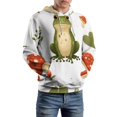thumbnail image 5 of Cute Frog And Mushrooms Pattern Men's Women New Sweatshirt Hoodie Men's Plus Size Sweatshirt Hooded Sweatshirt 3d Printed Street Men's Cloth, 5 of 6