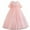 Pink, variant on Odeerbi Girls Dresses Flower Girl Dress Children Baby Middle-aged Children's Embroidered Gauze Dress Princess Dress