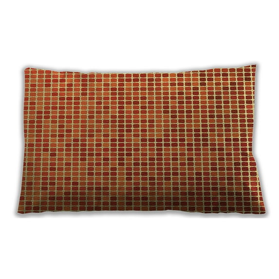 Ahgly Company Outdoor Rectangular Contemporary Lumbar Throw Pillow, 13 inch by 19 inch
