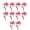 Color:Pink PINK, variant on 10Pcs Realistic Artificial Iris Flower 17.7Inch For Vase Flower Arrangements Wedding Table Centerpieces Home Decoration
