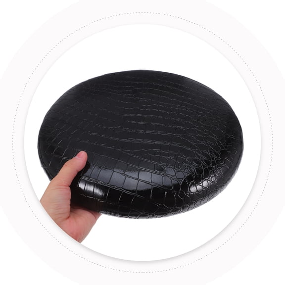PTOOTP Round PU Bar Stool Seat Replacement Cushion for Home Kitchen Metal Dining Chairs 1 Piece Comfort