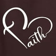 thumbnail image 5 of Wild Bobby Heart Made Of Faith Inspirational/Christian Women Tri-Blend Racerback Tank Top, Brown, Small, 5 of 5