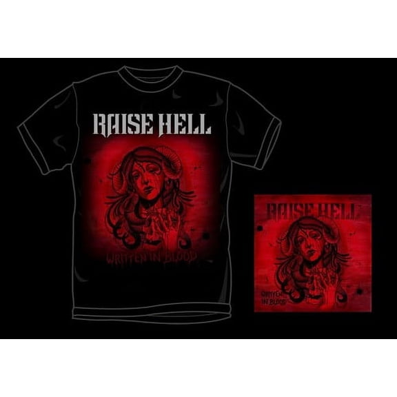 Raise Hell - Written in Blood (T-Shirt M) - Rock - CD