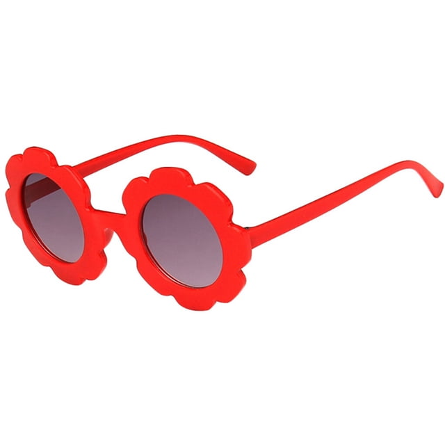 Minnieouse Gafas para niños Gafas de girasol Adorable Protección Accesorios de ropa clásicos Unisex facial Rojo Gris Type3 NO3