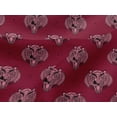 thumbnail image 4 of oneOone Viscose Jersey Fabric Animal Face Block Printed Fabric 1 Yard 60 Inch Wide, 4 of 5