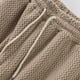 thumbnail image 4 of Ceisia Men Solid Color Corduroy Drawstring Pants Elastic Waist Tapered Leg Gift Trousers, 4 of 8