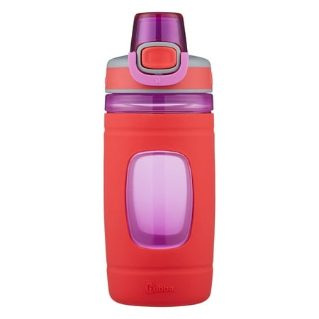 bubba Kids Water Bottle with Silicone Sleeve | Flo BPA-Free Water Bottle with Wide Mouth, 16 oz,