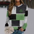 thumbnail image 4 of Sudadera LVOFTJU con estampado gráfico verde del Día de San Patricio 2025, 4 of 5