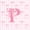 White Pink P, variant on Erosebridal Cute Stars Bowknot Kids Twin Comforter Sets,Pink Letter M Alphabet Bedding Set For Girls,Pink Reversible,2-Piece